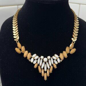 MILA Vintage Prong Set Acrylic Necklace